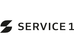 Logo der SERVICE 1 GmbH, Field Service Managament