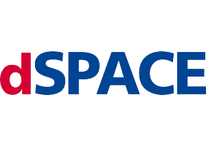 Logo der dSPACE GmbH, Entwickler für Simulation und Automotive Software